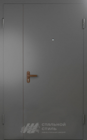 Металлическая тамбурная дверь №14 с отделкой Нитроэмаль - фото