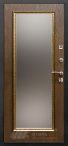 Дверь с зеркалом №6 с отделкой МДФ ПВХ - фото №2