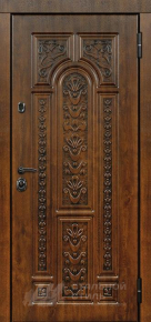 Входная дверь в квартиру МДФ №338 с отделкой МДФ ПВХ - фото
