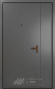Металлическая тамбурная дверь №14 с отделкой Нитроэмаль - фото №2