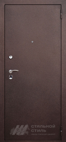 Дверь с порошковым покрытием (антик)  с отделкой Порошковое напыление - фото