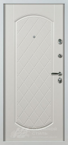 Белая входная дверь премиум в квартиру №15 с отделкой МДФ RAL - фото №2