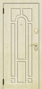 Входная железная дверь МДФ с порошковым напылением в квартиру с отделкой МДФ ПВХ - фото №2