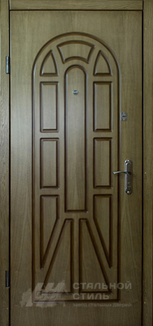 Дверь «Дверь Винилискожа №6» c отделкой МДФ Шпон
