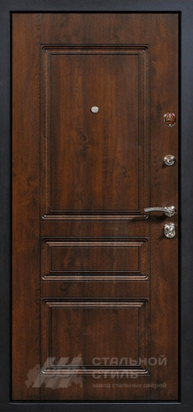 Дверь «Входная дверь для дома - порошок №96» c отделкой МДФ ПВХ