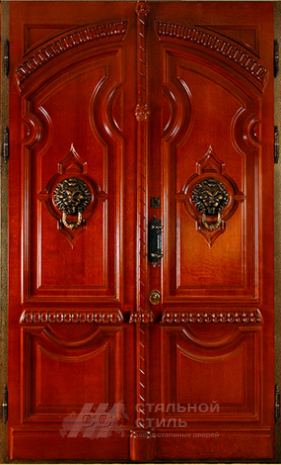 Дверь «Парадная дверь №25» c отделкой Массив дуба