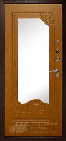 Дверь «Дверь с зеркалом №78» c отделкой МДФ ПВХ