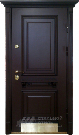Дверь «Парадная дверь №67» c отделкой Массив дуба